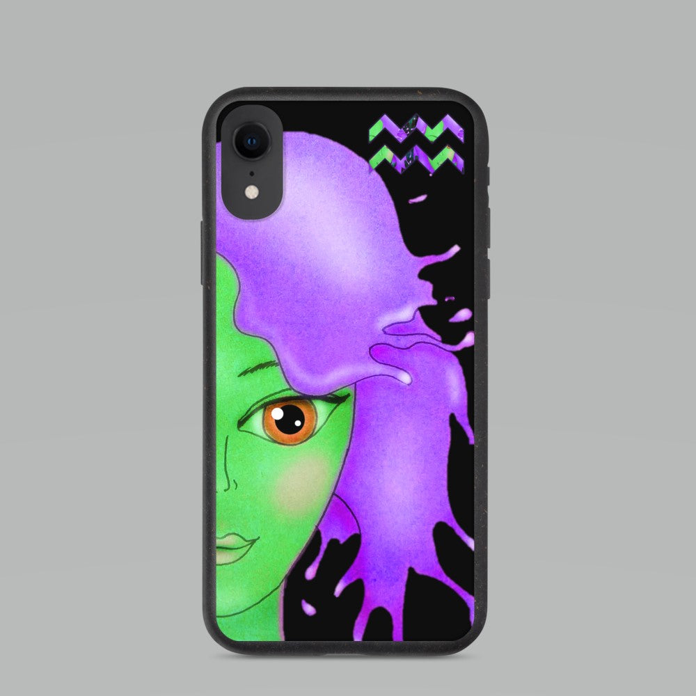 Biodegradable iPhone 11, 10, 8, 7 Cases for Aquarians. iPhone 12 Case for Aquarians. Cool Birthday Gift. . WickedYo.